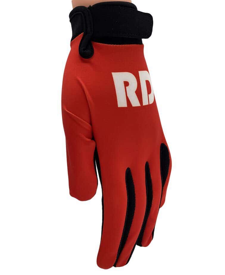 slogan Citroen Werkloos BMX MTB gloves ROOD - RD Sportswear Moto MTB BMX Handschoenen